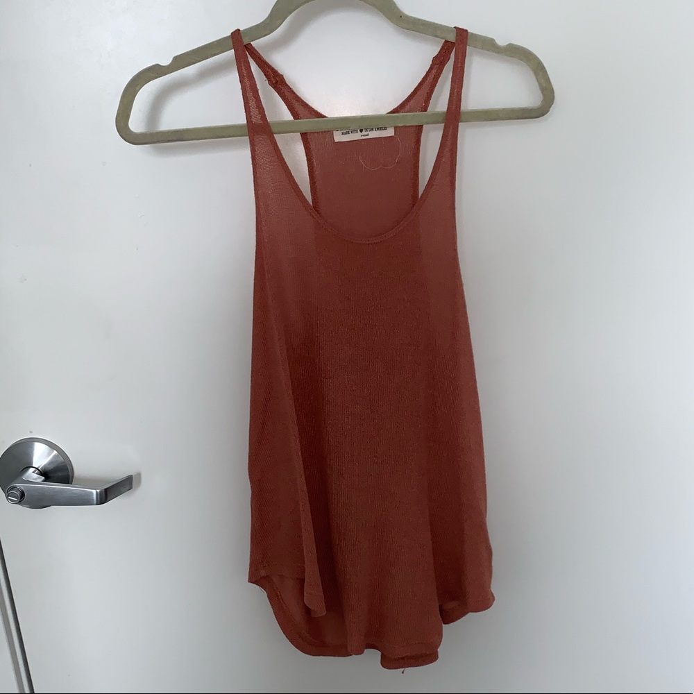 orange tank top from urban outfitters